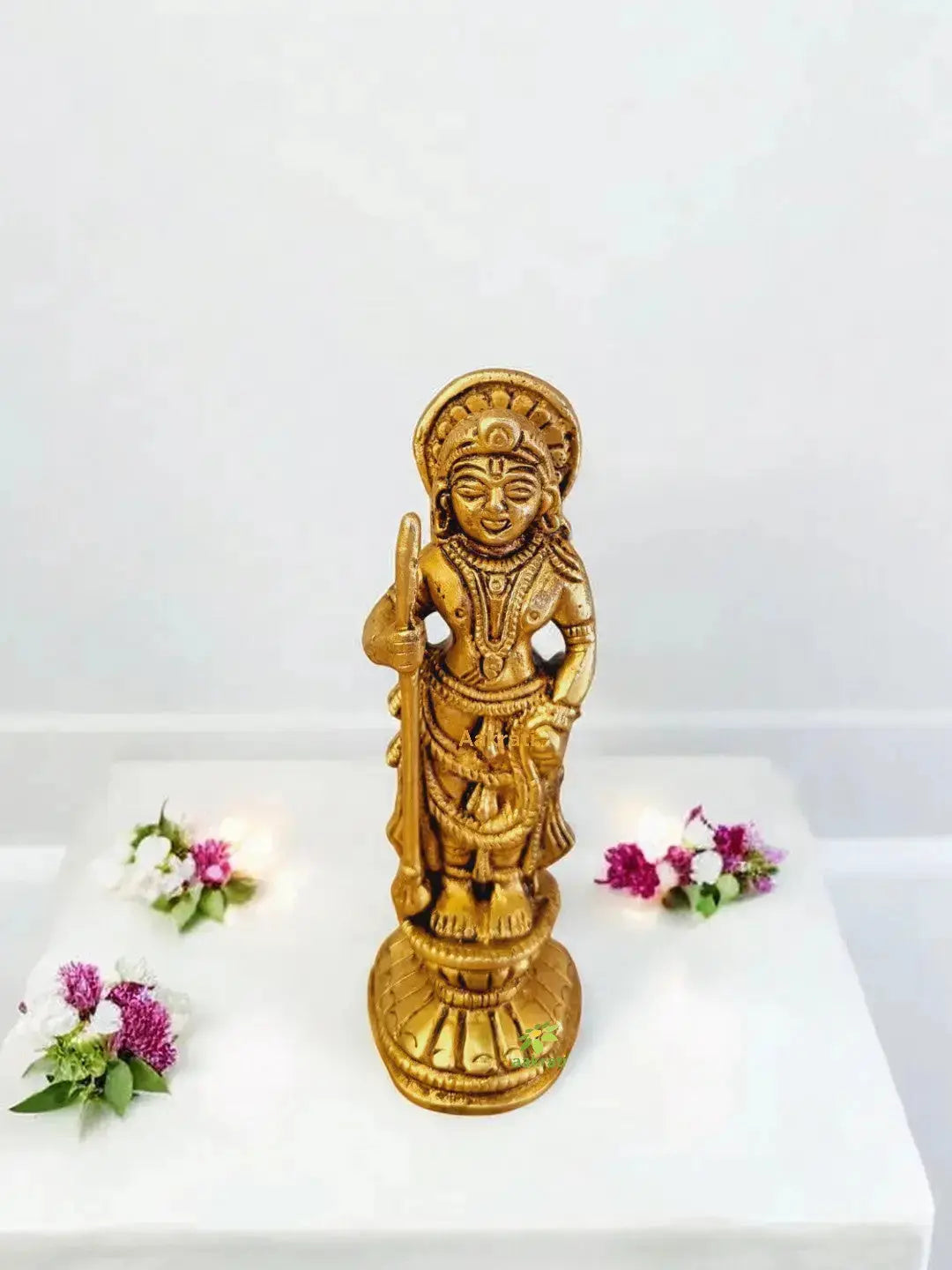 brass udupi krishna idol for pooja room