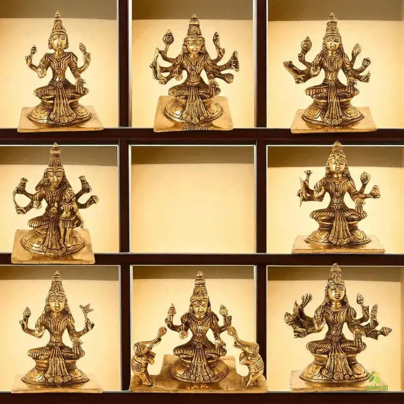“Why Brass Ashtalakshmi Idols Are the Ultimate Symbol of Wealth, Calm, and Refined Taste”