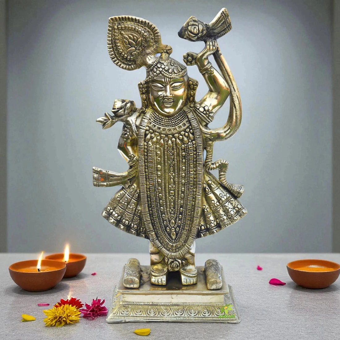 Brass Lord Krishna shrinath ji Idols  