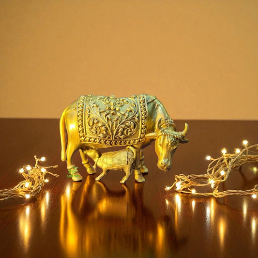 Why Brass Cow and Calf Figurines Are Trending in Mindful Home Design
