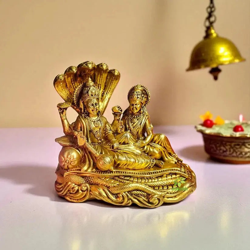 How a Brass Vishnu Lakshmi Idol Brings Serenity, Prosperity, and Luxury to Your Space