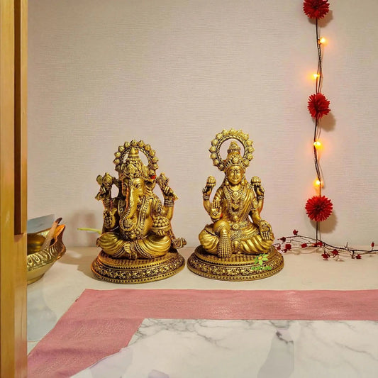 A Symbol of Prosperity and Calm: Why Every Home Needs a Brass Lakshmi Ganesh Idol