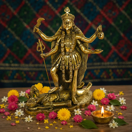 How a Brass Goddess Kali Statue Brings Serenity, Protection & Luxury to Your Space