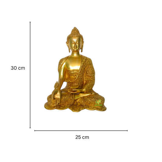 Lord Gautam Buddha Brass Statue