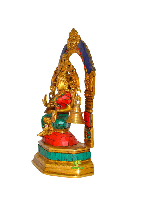 Lakshmi Ji Metal handmade figure for gift and decoration