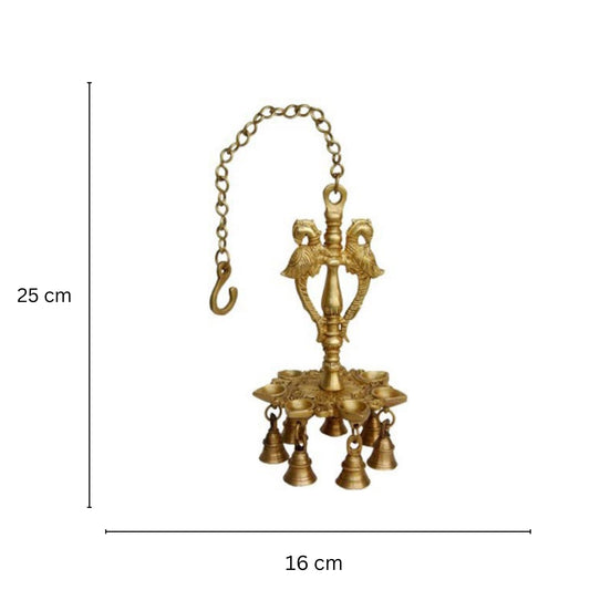 Aakrati Brass Hanging Diya