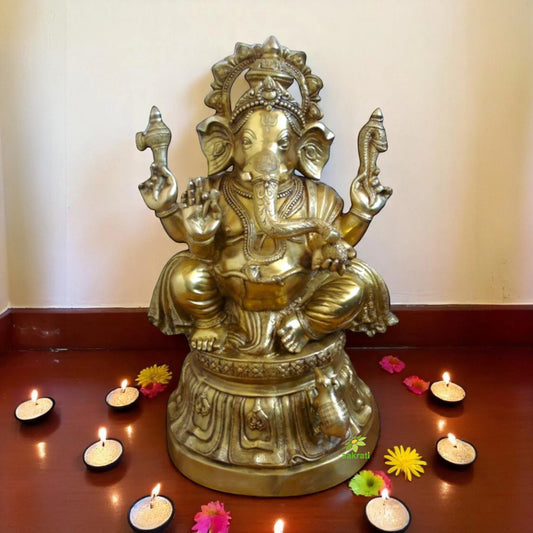Lord Ganesha Brass Statue