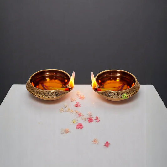 Kuber Diya - Diwali Oil Diya Festival Gift Item Set of 2
