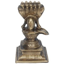 Premium Brass Shivling Statue – Sacred Mahadev Idol for Abhishekam, Home Worship & Positive Energy - Brass Shivling Statue Gift Aakrati