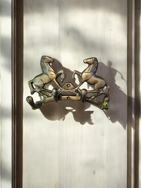Handcrafted Brass Wall Hook | Unique and Elegant Home Decor | Unique Brass Wall Hook ( Brown, 6.5 inch)