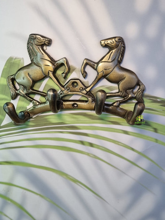 Handcrafted Brass Wall Hook | Unique and Elegant Home Decor | Unique Brass Wall Hook ( Brown, 6.5 inch)