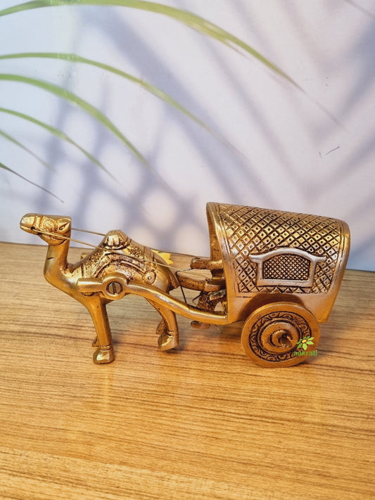 Unique Camel Cart made of Brass