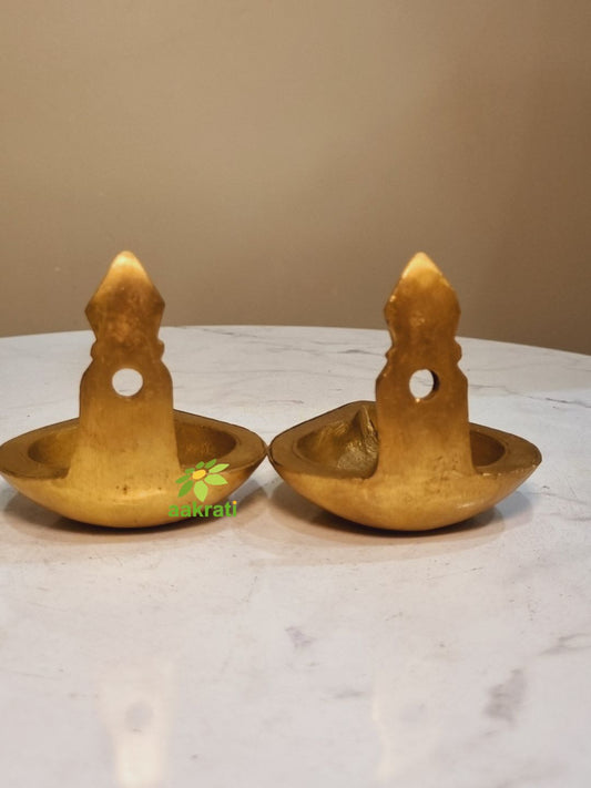 Brass Wall Deepak Yellow finishing for wall decoration