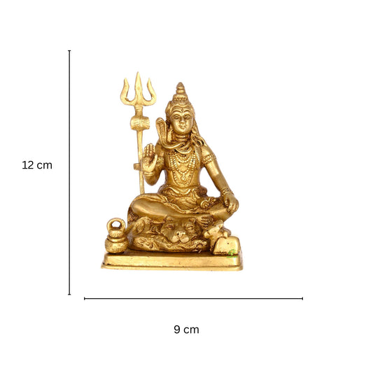 Lord Shiva Glorious Statue of Brass