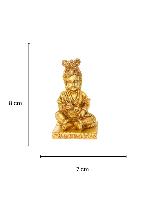 Brass Baby Krishna Makhan Chor Brass metal Statue