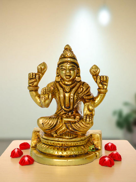 Small Figure of Goddess Laxmi in Barss