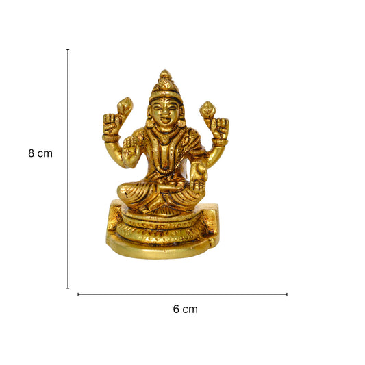 Small Figure of Goddess Laxmi in Barss