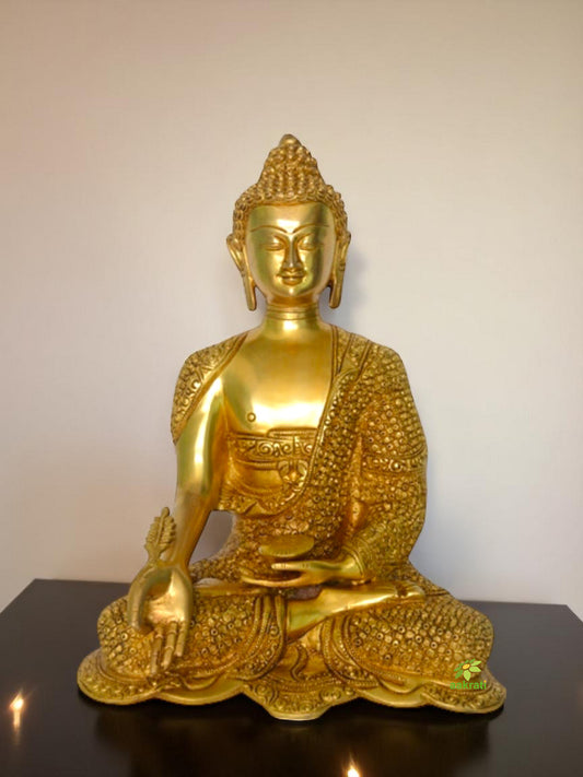 Lord Gautam Buddha Brass Statue