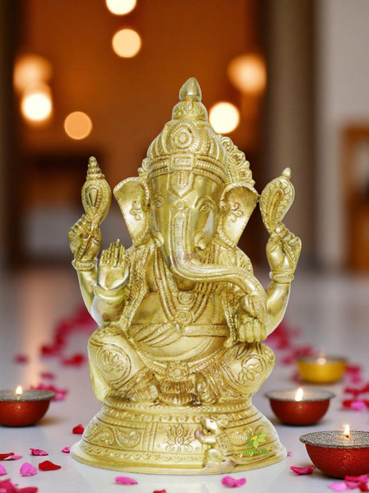 Lord Ganesha- A Decorative Brass Statue for Gift/Decor purpose