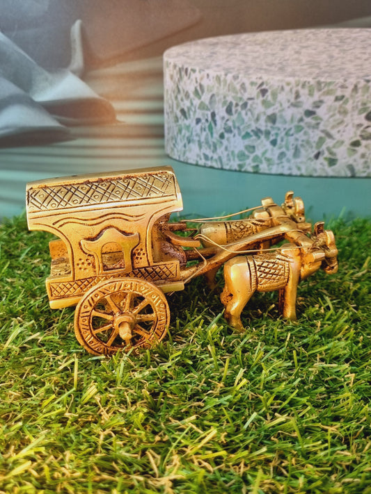 Bullock Cart of Brass