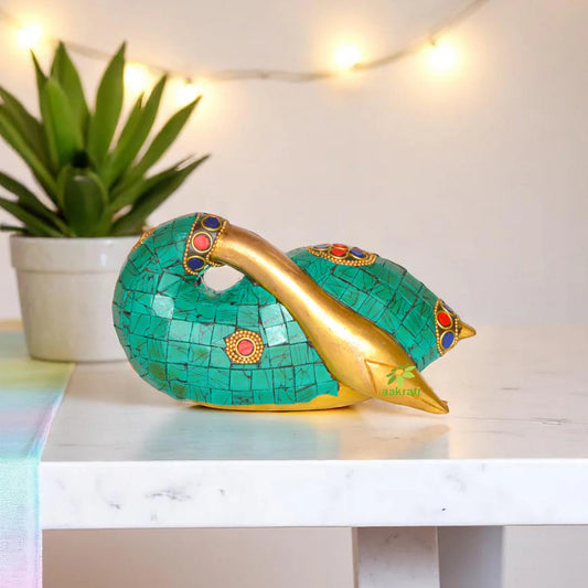 Swan Statue Metal brass made table decoration showpiece unique gift