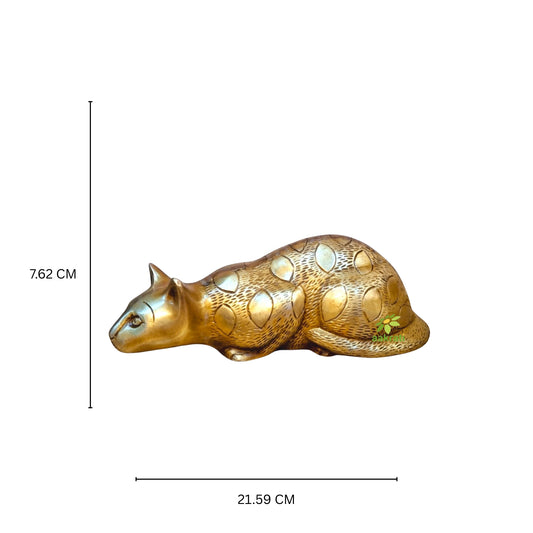 Brass Made Cat home decor/Gift Statue