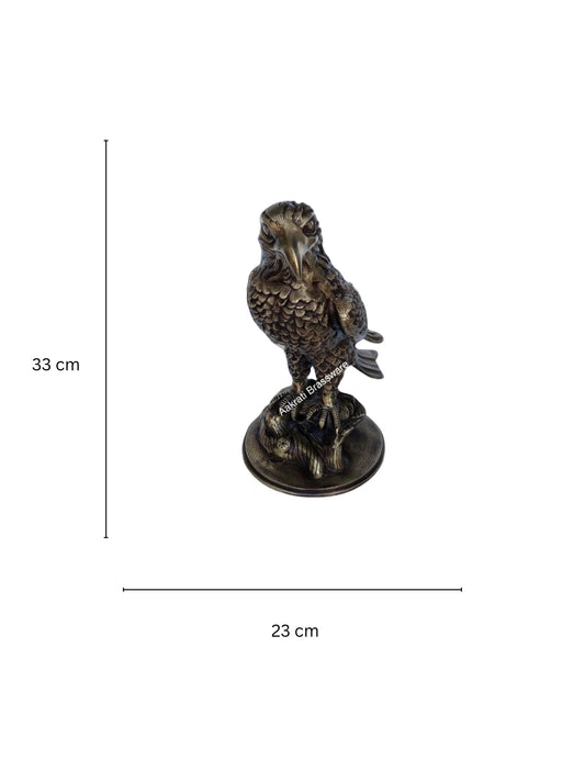 Eagle Figurine Statue Home Office Decor USA, Vintage Figurine, Signed Statue, Gift Idea