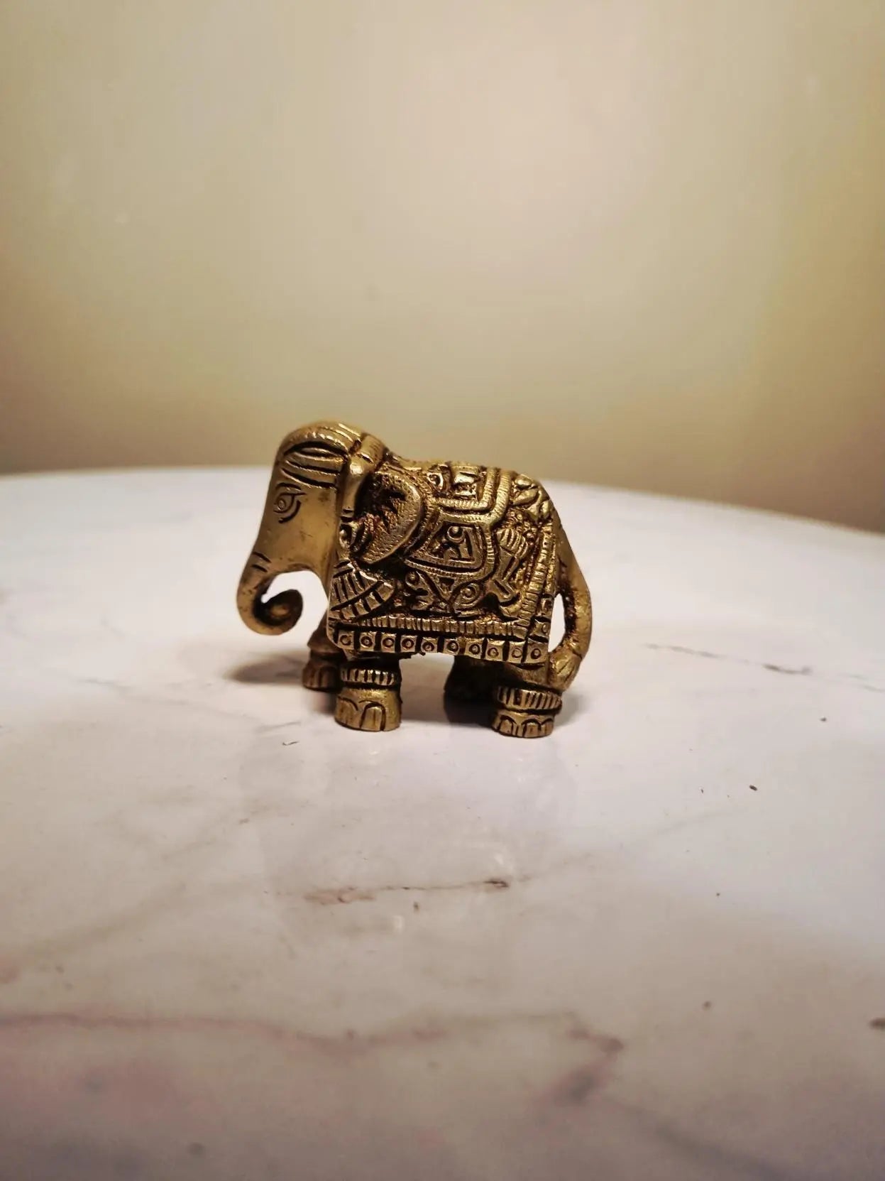 Brass elephant for vastu and decor- unique gift and craft by Aakrati Aakrati