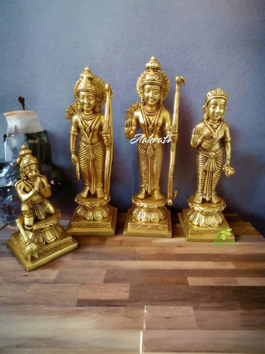 Ram Darbar Family Standing Religious Decor Statue Idol