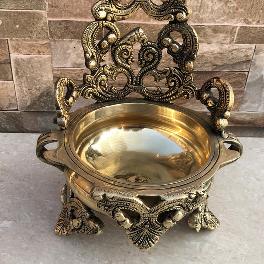 Designer Brass Urli |Urli Decor | Brass Urli | Traditional Bowl | Home Decor Gift | Indian Brass Art