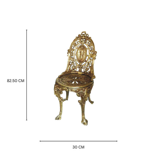 Garden Chair made in brass Outdoor furniture