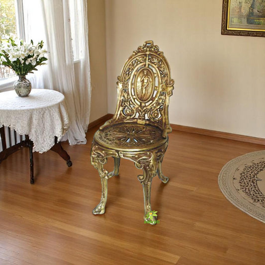 Garden Chair made in brass Outdoor furniture