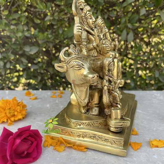 Shiv Parivar Statue, Shiva Family Statue, Lord Shiva,Goddess Parvati,Ganesh,Shiv Family Statue,Shiva With Parvati by Aakrati