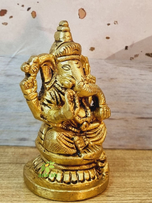 Ganesha Statue, Hindu Good Luck Gift for New Beginnings, House warming gift By Aakrati