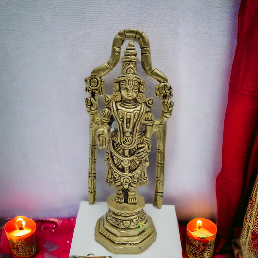 Lord Bala Ji Brass Religious Showpiece with Fine carving