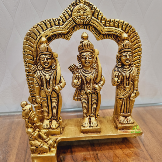 Brass Lord Ram Darbar Family Standing Religious Decor Statue |brass idols| |Brass Statues|