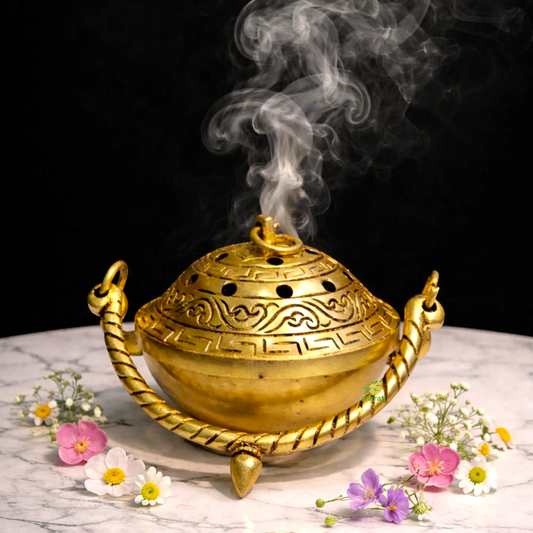 Brass Dhoopdan - Ashopi