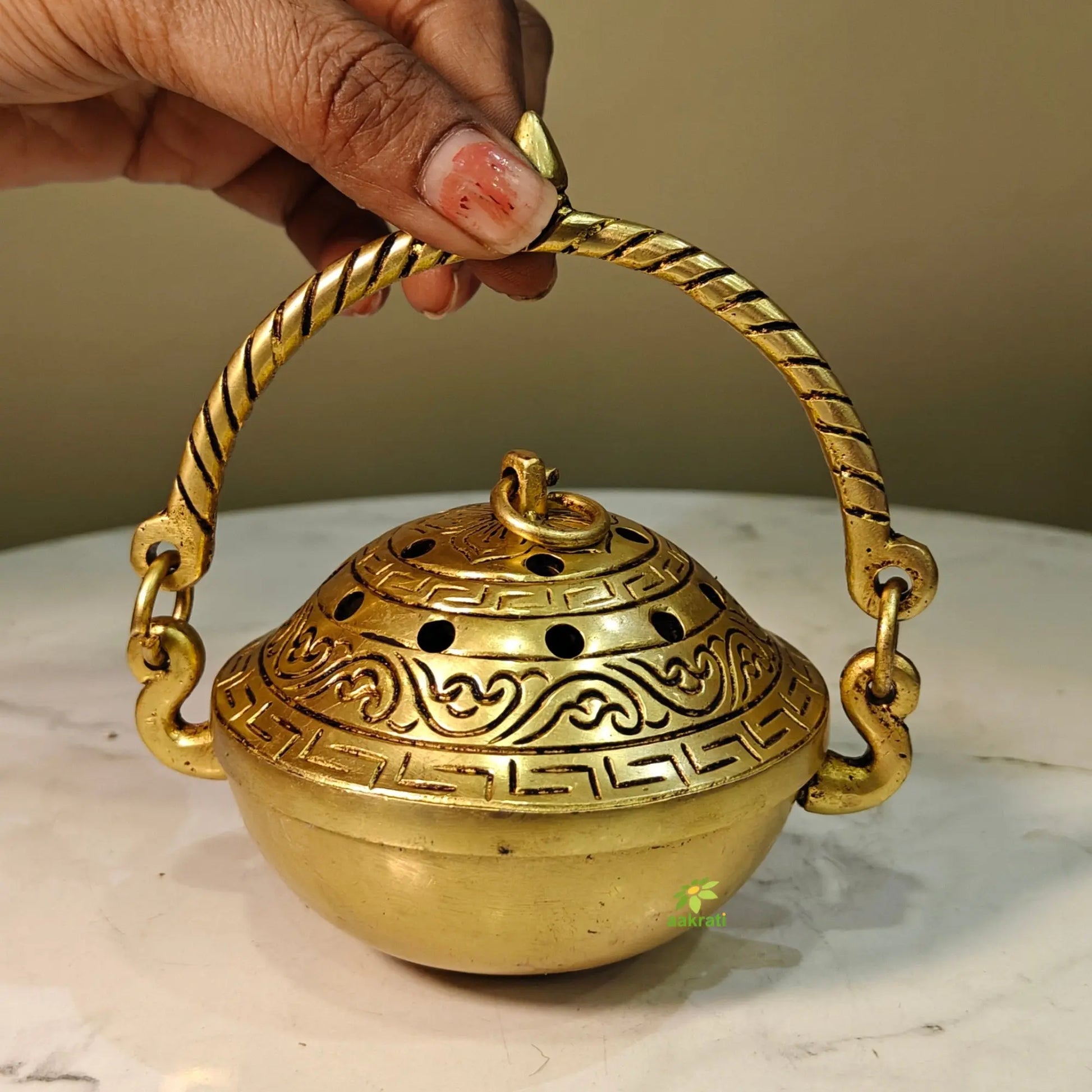 Brass Dhoopdan - Ashopi