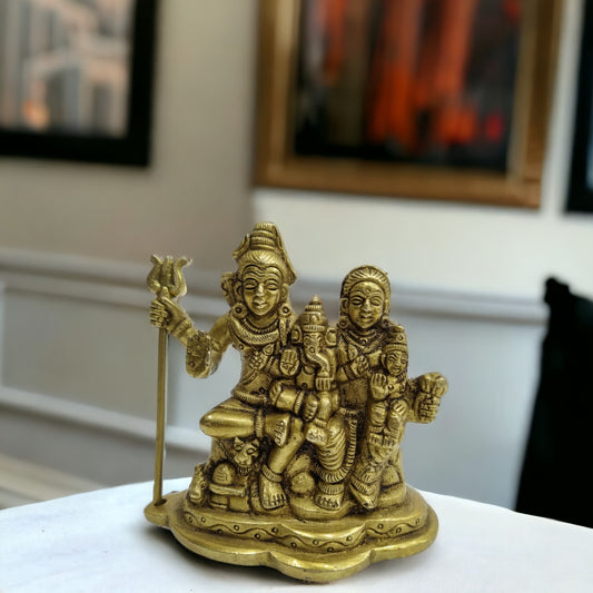 Shiva Family Statue, Lord Shiva, Goddess Parvati,Ganesh,Shiv Family Statue, Shiva With Parvati,Hindu Gods