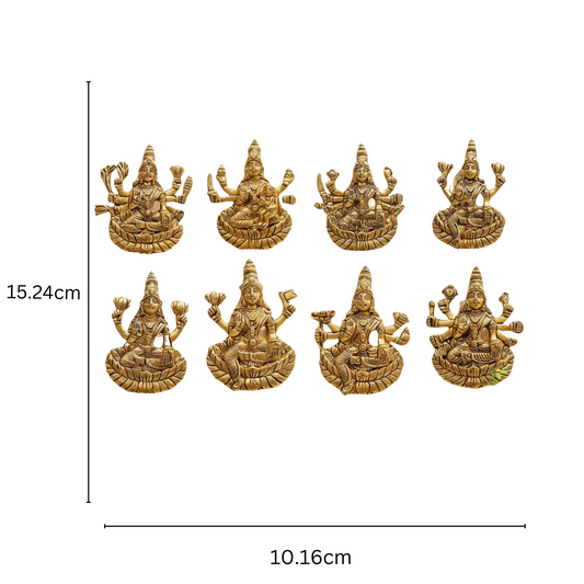 Brass Asth laxmi wall hanging for home decoration and religious purpose