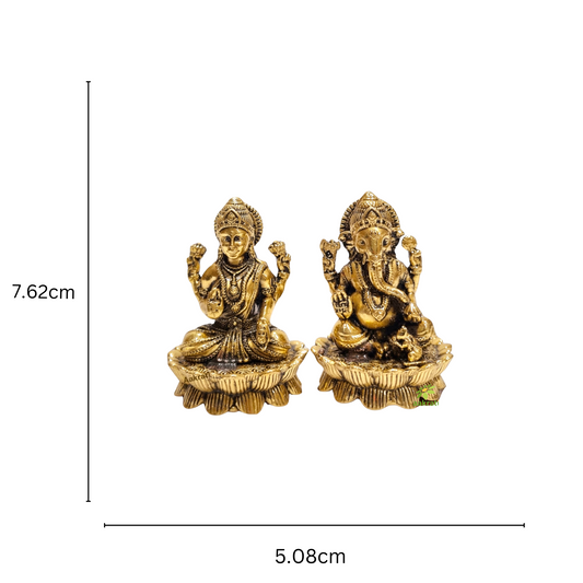 Laxmi Ganesha Pair for Home Temple decoration