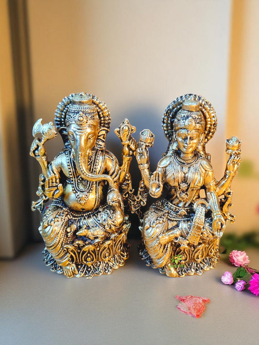 Brass Lakshmi Ganesh Set |Brass Laxmi Ganesh Statue| Decorative Items