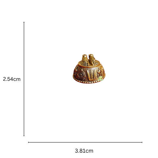 Brass Balaji Charan for pooja and temple decor |Diwali Gift| |Temple decor