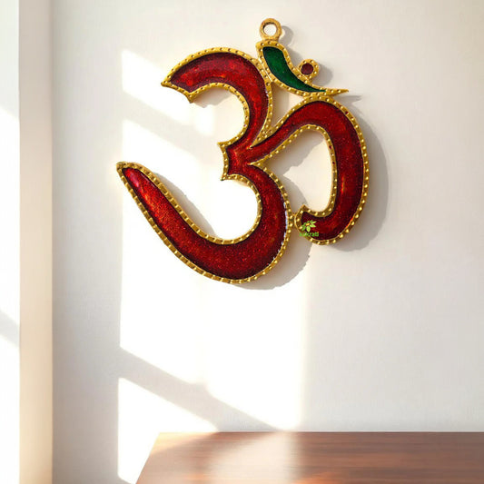 Hindu Symbol OM wall decor/wall hanging for Pooja Ghar