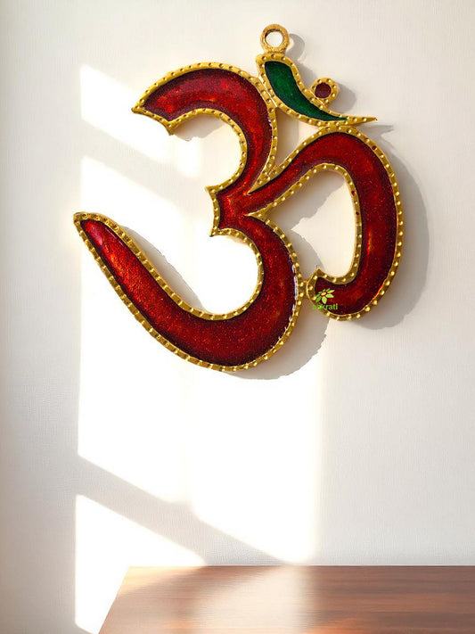 Hindu Symbol OM wall decor/wall hanging for Pooja Ghar