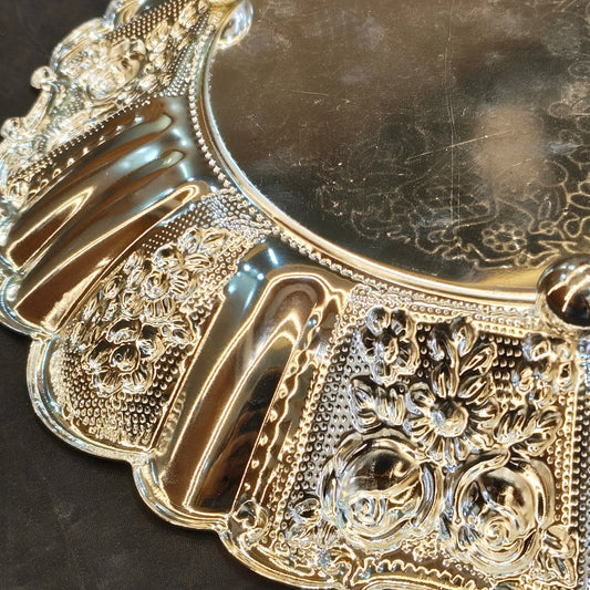 Premium Round Tray | Elegant Gift for Diwali, Wedding Return Gifts, Housewarming & Table Decor | Festive & Corporate Gift By Aakrati