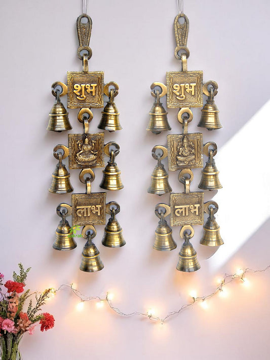 Shubh Labh Laxmi Ganesha Religious Hanging