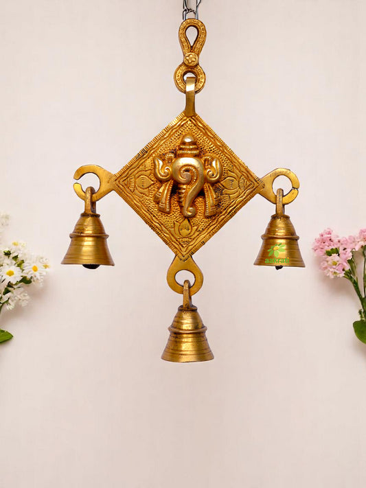 Metal Shankh Wall Hanging of Religious Symbol
