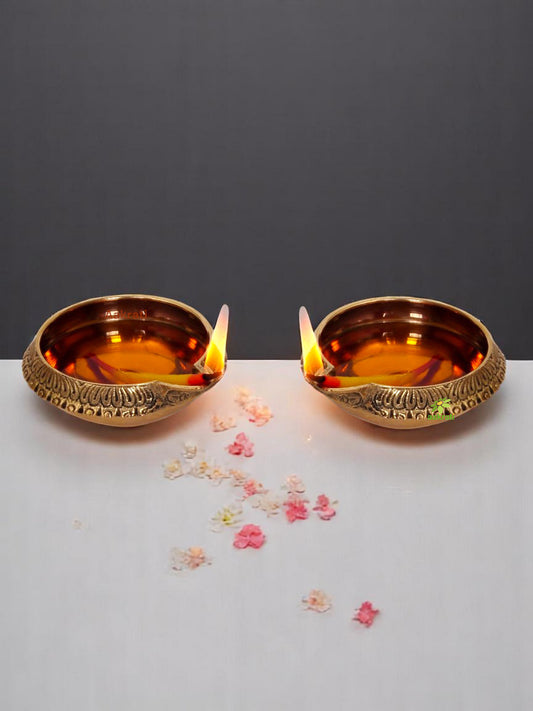 Kuber Diya - Diwali Oil Diya Festival Gift Item Set of 2