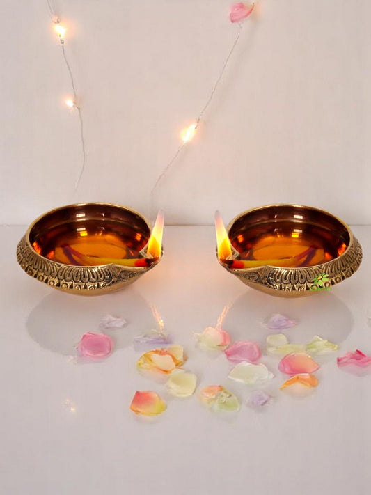 Deepawali Lighting Oil Diya for Decoration & Pooja set of Diya